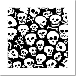 Skull Mask Pattern Skulls Posters and Art